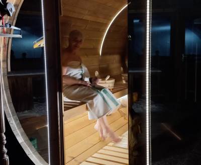 SAUNA ESTERNA PANORAMICA